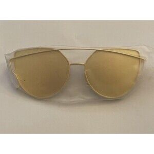 Matte Golden Fashion Sunglasses New (They’re See Through)